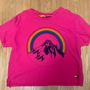 Chasing rainbows boyfriend tee